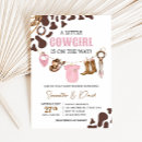 Search for cowgirl baby shower invitations Rodeo