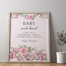 Search for vintage tea party posters Baby is brewing