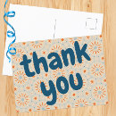 Search for pattern thank you postcards Orange