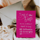 Search for hot pink save the dates Trendy