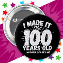 Search for 100th birthday badges Funny