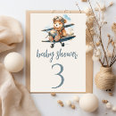 Search for teddy bear table cards Boy baby shower