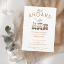 Search for railroad invitations Choo choo