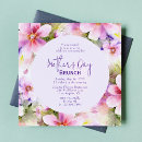 Search for mothers day lunch invitations Watercolor flower