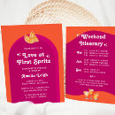 Search for sunset love invitations Pink