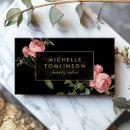 Search for vintage rose business cards Salon