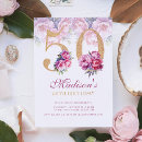 Search for luxury 50th birthday invitations Glitter