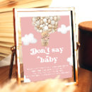 Search for dont say baby games Girl baby shower