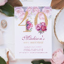 Search for luxury 40th birthday invitations Gold