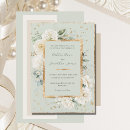 Search for green hydrangea wedding invitations Calligraphy
