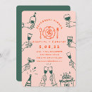 Search for retro rehearsal dinner invitations Whimsical