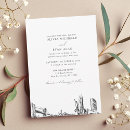 Search for new york skyline invitations Black and white