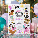 Search for pirate ship birthday invitations Girl pirate party