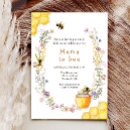Search for honeybee baby shower invitations Watercolor