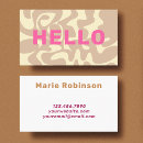 Search for neutral business cards Cream
