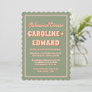 Search for colourful rehearsal dinner invitations Bold