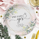 Search for greenery plates Bridal shower