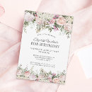Search for rose 60th birthday invitations Feminine
