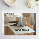Search for cardboard box invitations Change of address