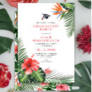 Search for flower graduation invitations Elegant