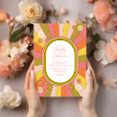 Search for retro baby shower invitations Typography