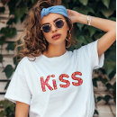 Search for valentines womens tshirts Kiss
