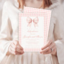 Search for pink gingham baby shower invitations For kids