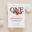 Search for vintage race car birthday invitations Baby boy