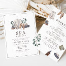 Search for spa hen party invitations Bride
