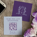 Search for purple grey invitations Qr code
