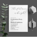 Search for bright future invitations Grad party