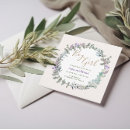 Search for botanical greenery gender reveal invitations Floral