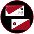 Search for fingerprint business cards Red