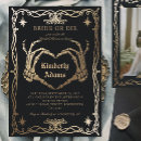 Search for gothic bridal shower invitations Skeleton