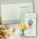 Search for happy spring photo cards Green