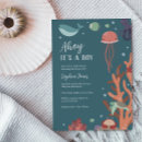 Search for ahoy baby boy shower invitations Sea