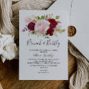 Search for red bubble invitations Bride