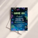 Search for teen gamer invitations Neon
