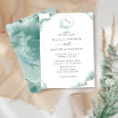 Search for mint and silver wedding invitations Monogrammed