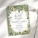 Search for green and gold bridal shower invitations Watercolor