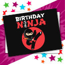 Search for karate girl birthday cards Ninja