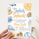 Search for splish splash invitations Boy