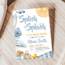 Search for beach bash invitations Boy