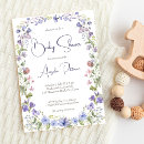 Search for wildflower baby shower invitations Summer