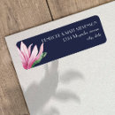 Search for pink tulip flowers return address labels Botanical