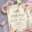 Search for floral 18th birthday invitations Flowers