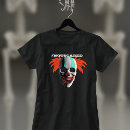 Search for creepy clown tshirts Skull