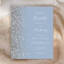 Search for silver glitter invitations Budget