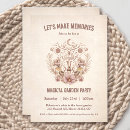 Search for celestial birthday invitations Magical