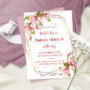 Search for gold foil bridal shower invitations Dusty rose